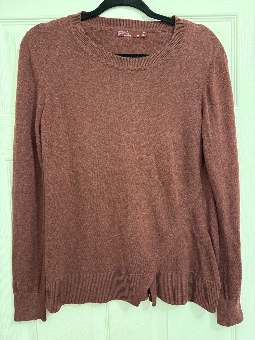Prana Women's Scoopneck Sweater in Mauve
